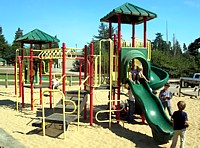 View Of Playground From Kamper Kitchen