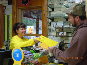 andrea registering camper